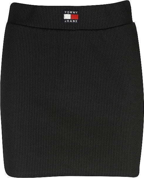 Immagine prodotto Tommy Hilfiger Tommy Jeans Donna Gonna Mini TJW a vita bassa Gonna Mini Badge Nero (15) S (S)