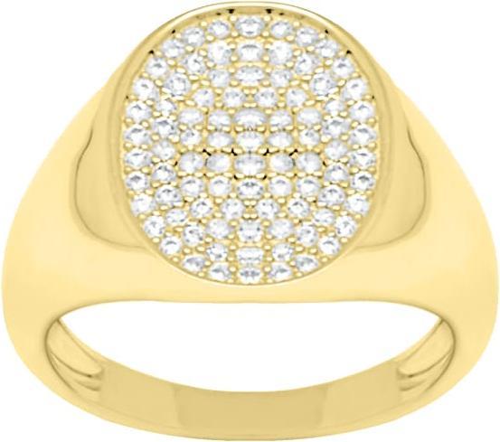 Produktbild Candy Ring Zeta, 925 Sterling Silber, vergoldet (50, 925 Silber)