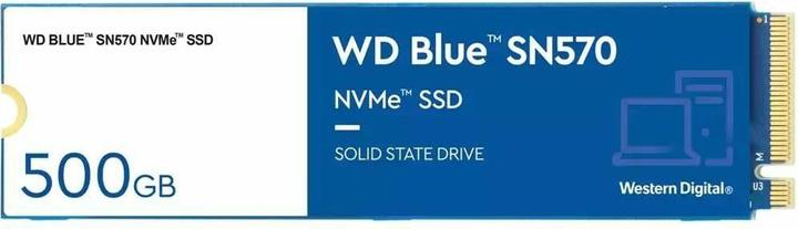 Actual product image SanDisk BLUE SN570 NVME SSD 500GB (500 GB, M.2 2280)