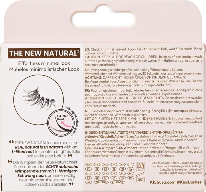 Actual product image KISS Lash The New Natural Glowy Skin (Artificial eyelashes)