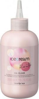 Inebrya Ice Cream Keratin Oil Elixir - Keratin-based Reconstructive Oil Serum - 200ml (200 ml)