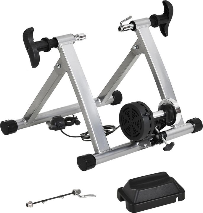Image du produit Homcom Rollentrainer Stahl Silber
