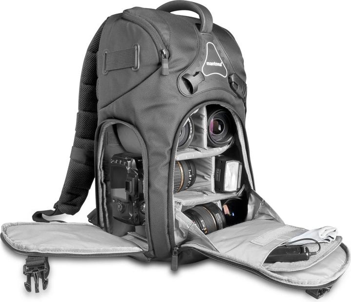 Actual product image mantona Rhodolit, photo backpack with 2 compartments (Photo backpack, 27.95 l)