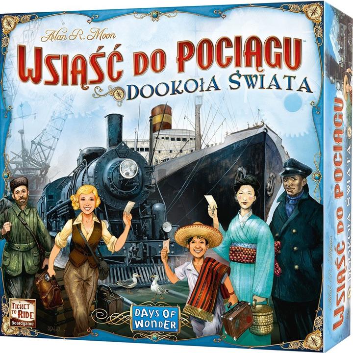 Immagine prodotto Rebel gioco da tavolo Salire a bordo del treno: il giro del mondo (Polacco)