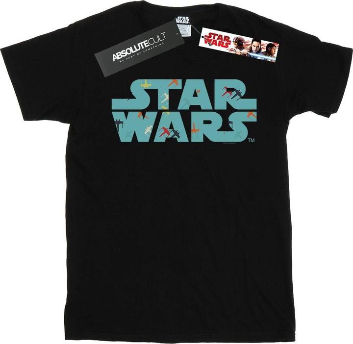 Produktbild Star Wars Retro XWing Pattern Logo TShirt (M)