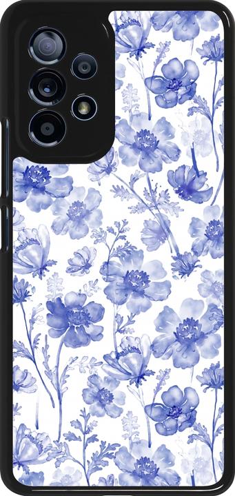 Produktbild PhoneLook Hülle Spring 23 watercolor blue flowers (Samsung Galaxy A53 5G)