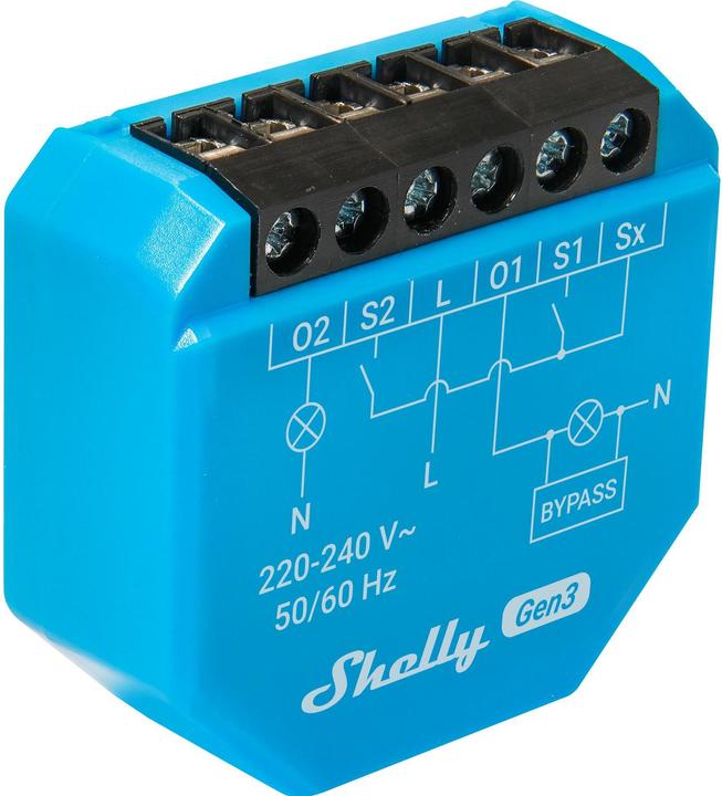 Actual product image Shelly 2L Gen3 (Switch actuator)