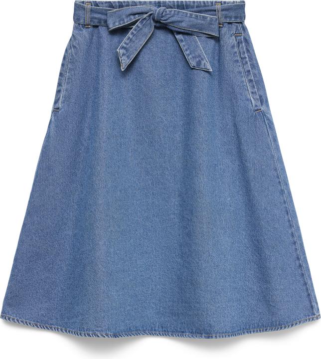 Vero Moda VMJOLENE Hohe Taille Midirock Jeansrock