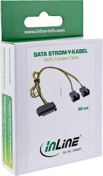 Produktbild InLine SATA Strom-Y-Kabel