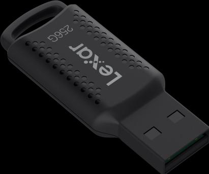 Actual product image Lexar Clé USB 3.0 JumpDrive V400 - 256Go (Noir) (256 GB, USB-A)