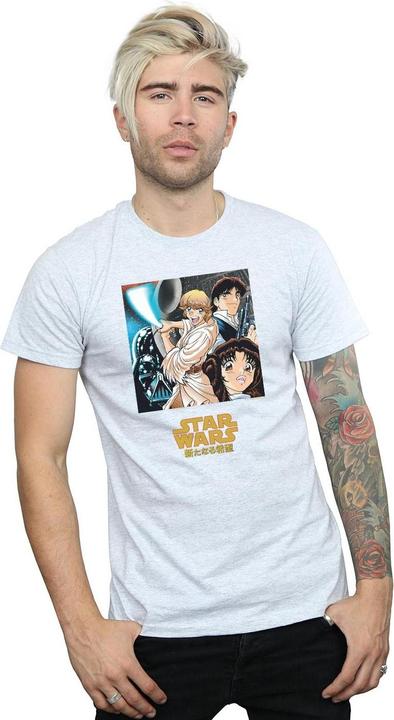 Produktbild Star Wars Anime Poster TShirt (XL)