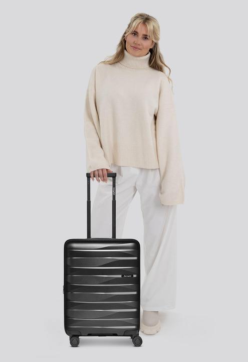 Produktbild Bergpfeil Travel 4-Rollen Kabinentrolley S 55 cm mit Dehnfalte (44 l, Handgepäck (bis 50l))