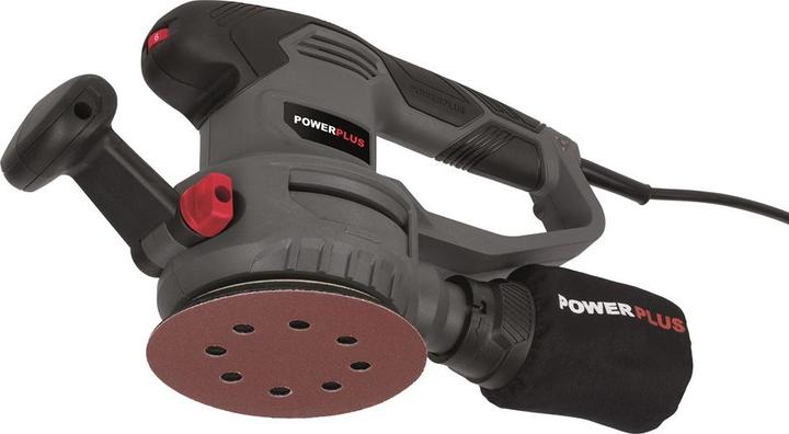 Immagine prodotto Powerplus Levigatrice ad orbita casuale 450W Ø 125mm - 5 Acc. (Levigatrice orbitale, 450 W)