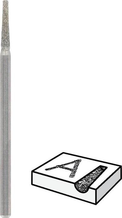 Produktbild Dremel Diamantbestückte Fräser Ø 2,0 mm (2 Stück)
