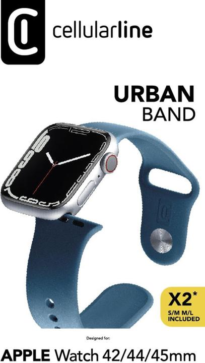 Produktbild Cellularline Urban Band (44 mm, 42 mm, Silikon)