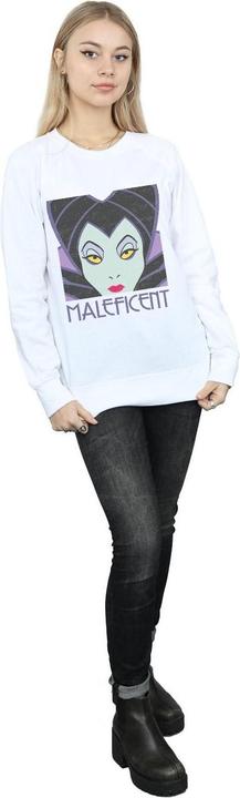 Actual product image Disney Womens/Ladies Maleficent Cropped Head Sweatshirt (M)