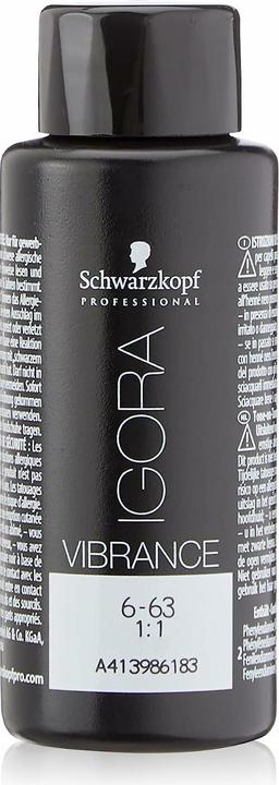 Actual product image Schwarzkopf Professional IGORA Vibrance Hair Tint NEW (6-63 Dark blond chocolate matt)