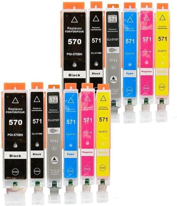 Immagine prodotto Hermex Cartucce compatibili Canon Pixma MG7750 (M, Y, GY, PGBK, C, FC)