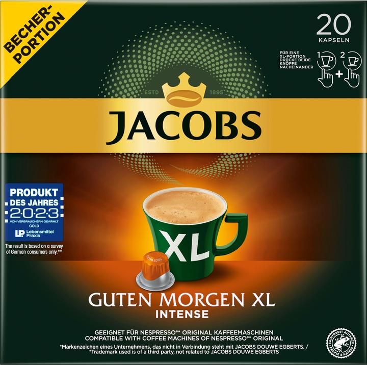 Actual product image Jacobs Good morning Xl 20Er (20 x Port.)