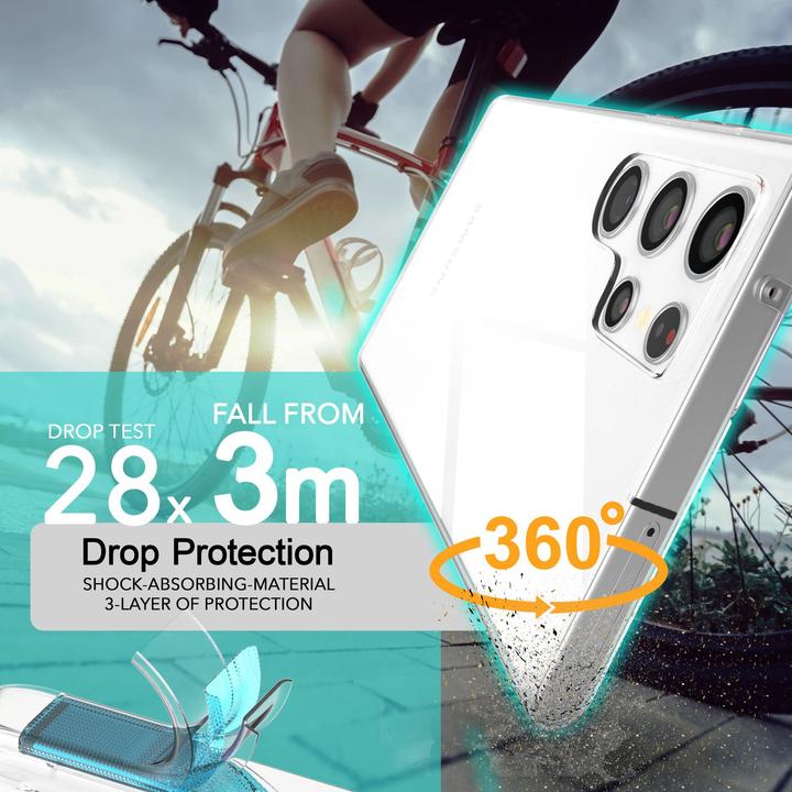 Actual product image Nalia Clear 360 degree cover (Samsung Galaxy S24 Ultra)