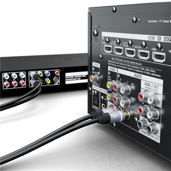 Image du produit Goobay Cinch - Cinch câble (5 m, RCA)