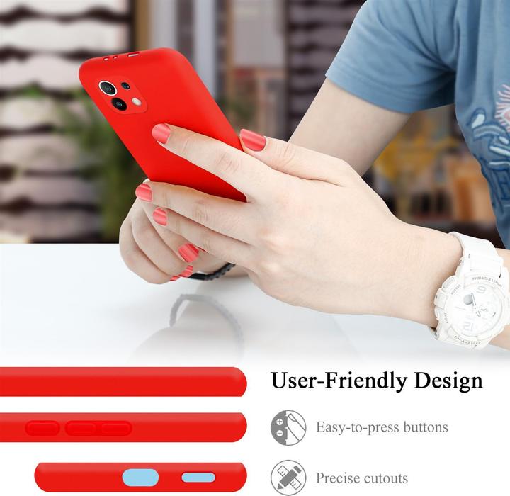 Actual product image Cadorabo TPU Liquid Silicone Case Cover (Xiaomi Mi 11 5G)