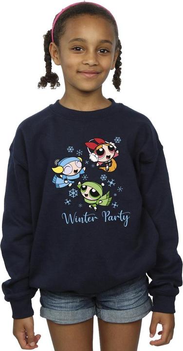 Actual product image The Powerpuff Girls Girls Girls Winter Party Sweatshirt (152, 158)