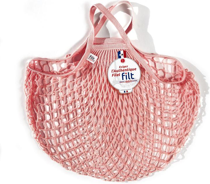 Filt - Einkaufsnetz mit kurzen Henkel blushrose
