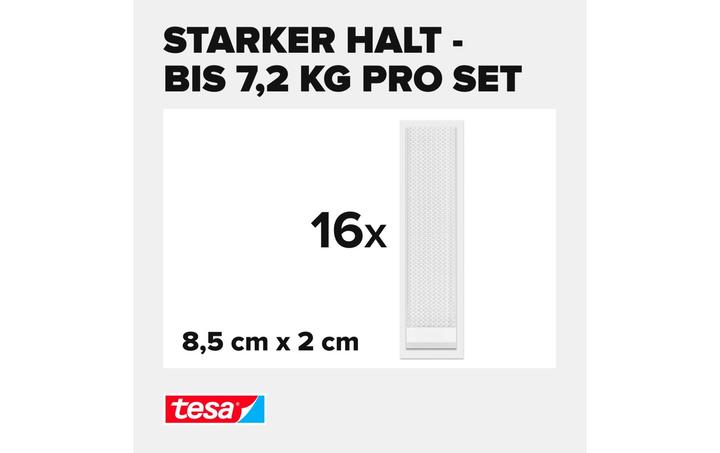Actual product image tesa Powerstrips Velcro adhesive pads (7.20 kg)