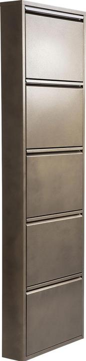 Produktbild Kare Design Schuhkipper Caruso 5-er Bronze (50 x 14 x 170 cm)