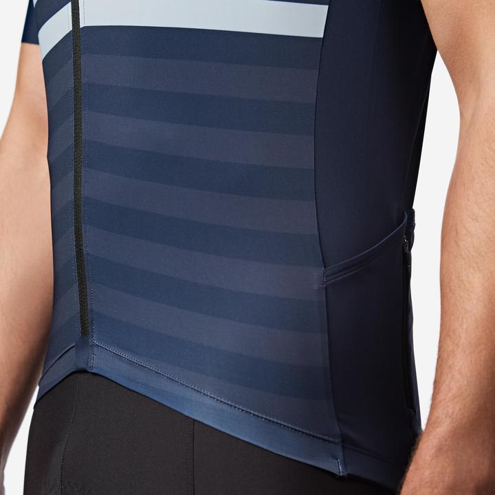 Van rysel Rennrad Fahrradtrikot Sommer kurzarm Herren Slimfit Endurance 2 dunkelblau