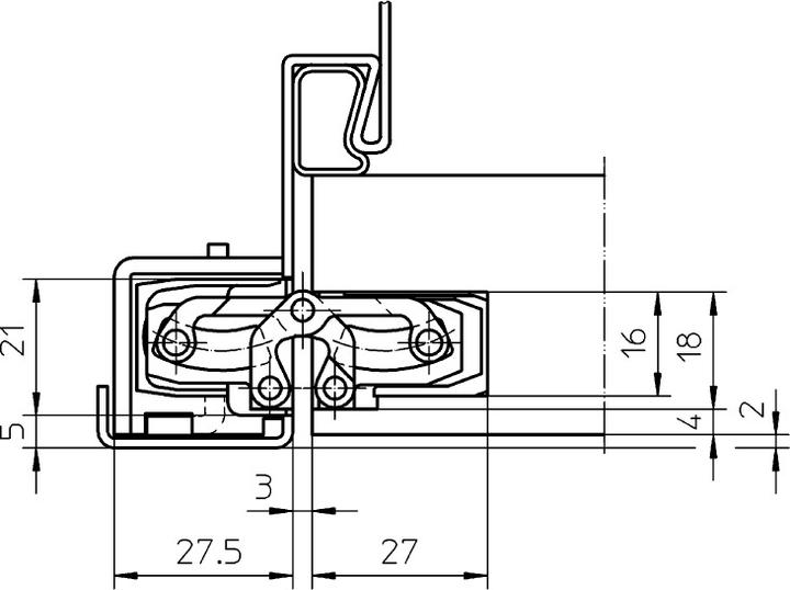 Produktbild Simonswerk Aufnahmeelemente TECTUS für Stahlzargen