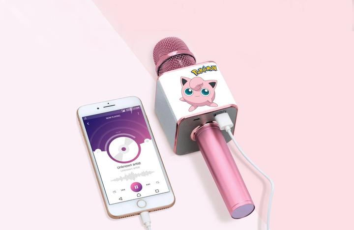 Actual product image OTL Microphone Pokémon Jigglypuff Karaoke Pink