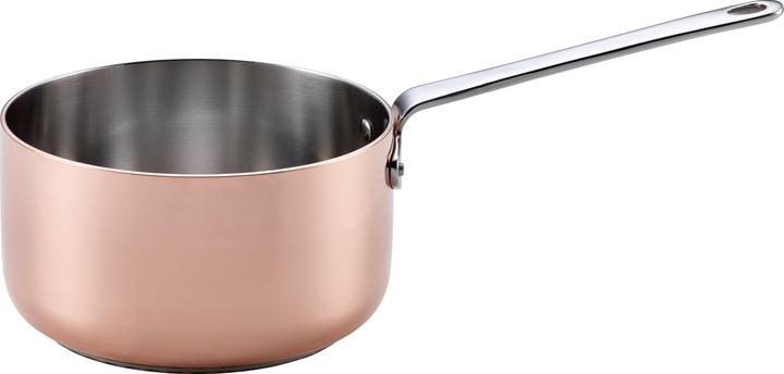 Immagine prodotto Scanpan Casseruola Maitre D' Ø 16 cm - Induzione (16 cm, Casseruola con manico, Acciaio inossidabile, Rame)