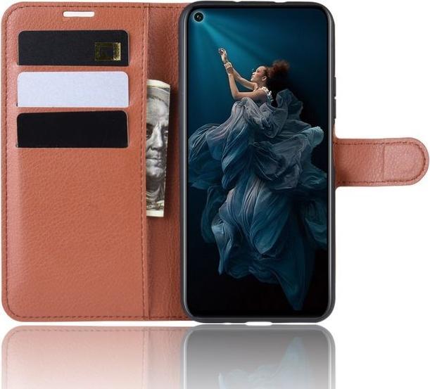 Actual product image MU Classic Litchi Leather Bookcover Series (Honor 20 Pro)