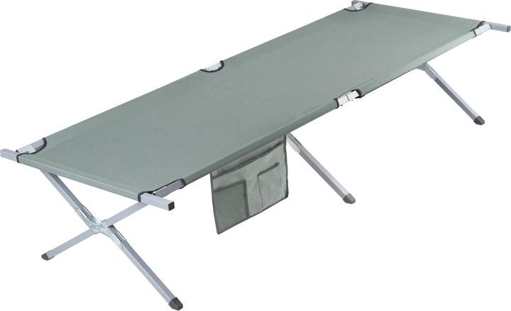 Produktbild Stahlwerk Campingliege 200 kg 210x72 cm Feldbett Campingbett Faltliege Faltbett