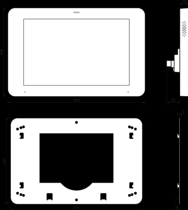 Actual product image JUNG KNX Smart Panel 8 SP0081U