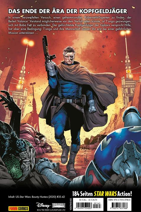 Produktbild Panini Star Wars Comics: Kopfgeldjäger VII - Dunkle Droiden (Deutsch, Paolo Villanelli, Ethan Sacks, Davide Tinto, Jethro Morales, Lan Medina, 2024)