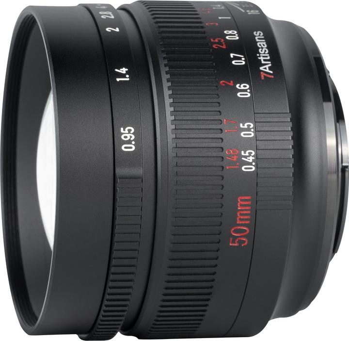 Produktbild 7artisans 50mm f/16 - 0,95, Fuji X (Fujifilm X, APS-C / DX)