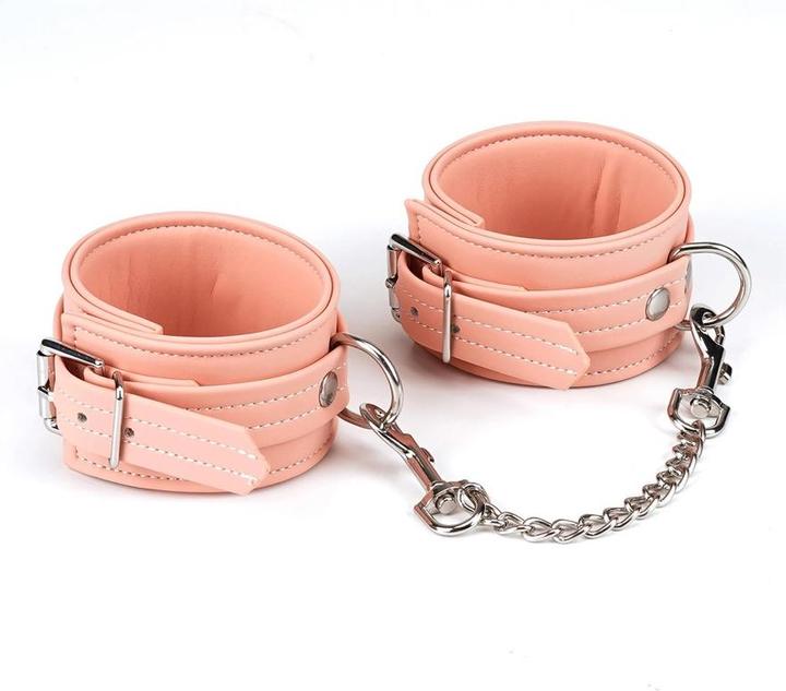 Produktbild Liebe Seele Pink Organosilicone - Fussfesseln mit Kette (Vegan & Nickelfrei)