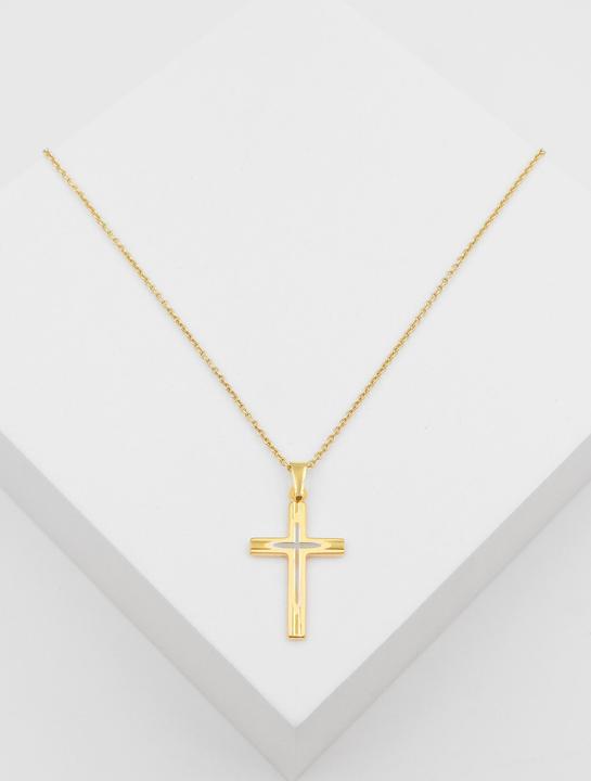 Actual product image Muau Cross (Yellow gold, White gold)