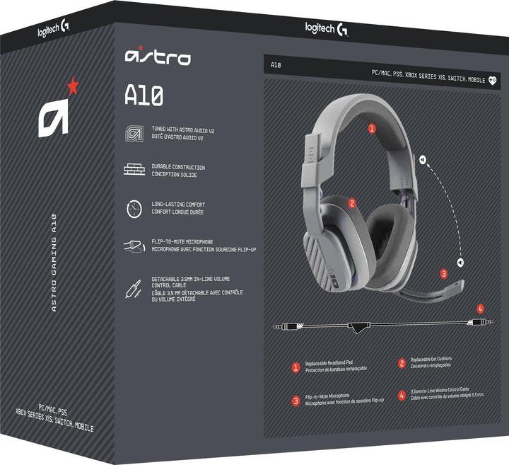 Actual product image Astro Gaming A10 Gen 2 (Cable)