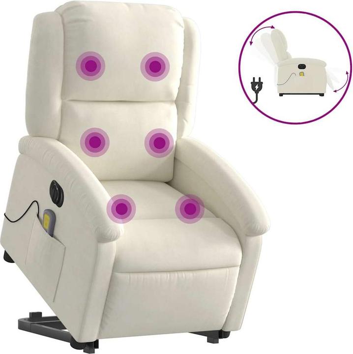 Produktbild VidaXL Massagesessel mit Aufstehhilfe Samt