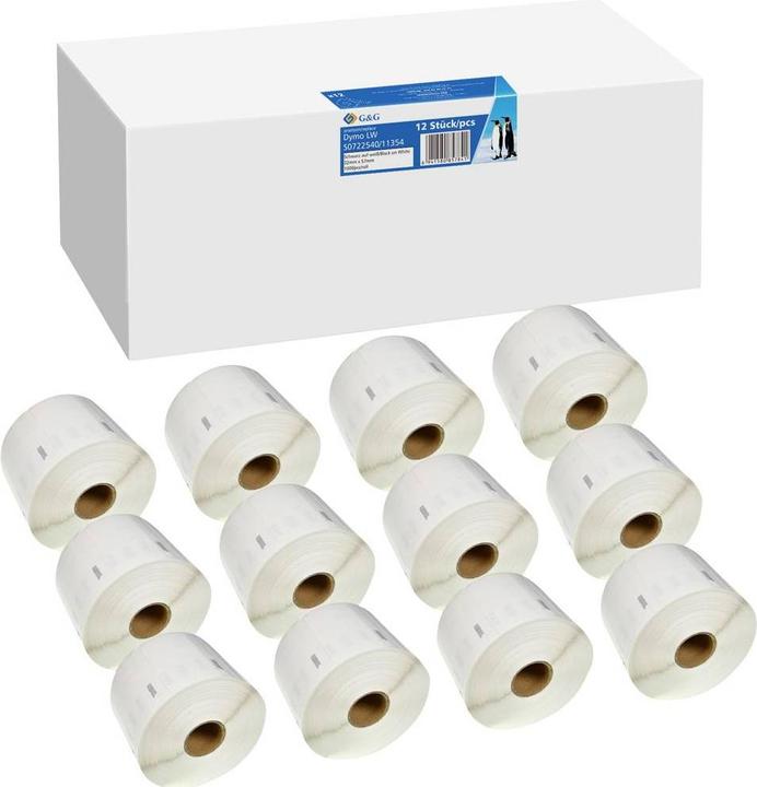 Actual product image G&G Labels 32 x 57 mm 12 pcs BM-D-G-11354-12 Address labels
