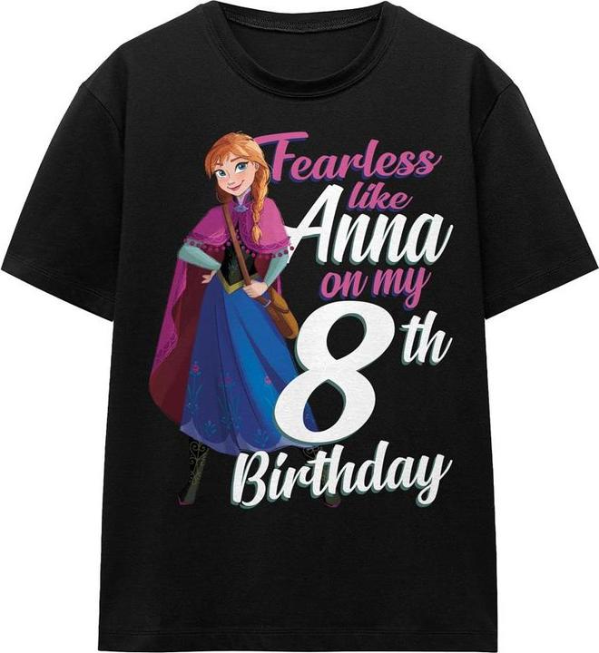 Produktbild Disney Frozen Fearless Like Anna TShirt 8 Geburtstag (S)