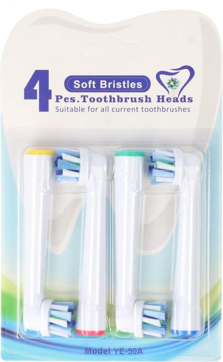 Actual product image AccuCell Toothbrush head 360 Cleaning Brush for Oral-B electric toothbrushes, 4 pieces (4 x)