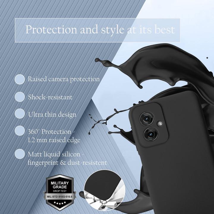 Immagine prodotto Cadorabo Custodia per Motorola Moto G55 TPU Liquid Silicone Case (Motorola Moto C)