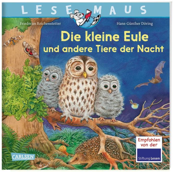 Produktbild LESEMAUS 174: Die kleine Eule und andere Tiere der Nacht (Deutsch, Friederun Reichenstetter, Hans-Günther Döring, 2023)