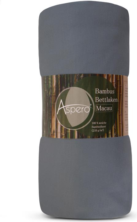 Actual product image Aspero Bamboo fitted sheet Macau (90 x 200 x 30 cm)