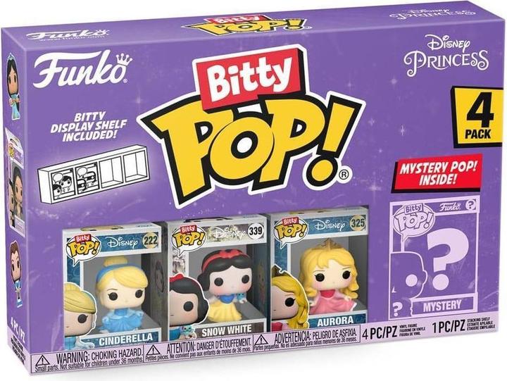 Immagine prodotto Funko Principesse Disney confezione da 4 statuette Bitty POP! in vinile Cenerentola 2,5 cm